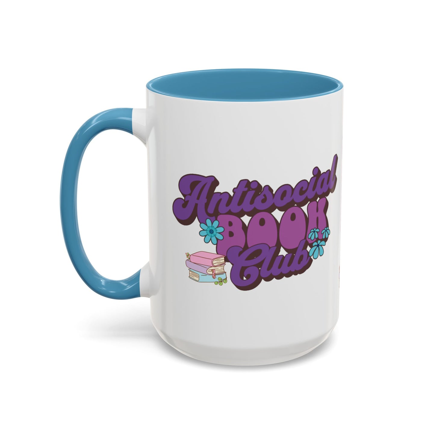 Mug - Antisocial Book Club - Fun, Cute, Sassy, Bookish Coffee Cup Gift