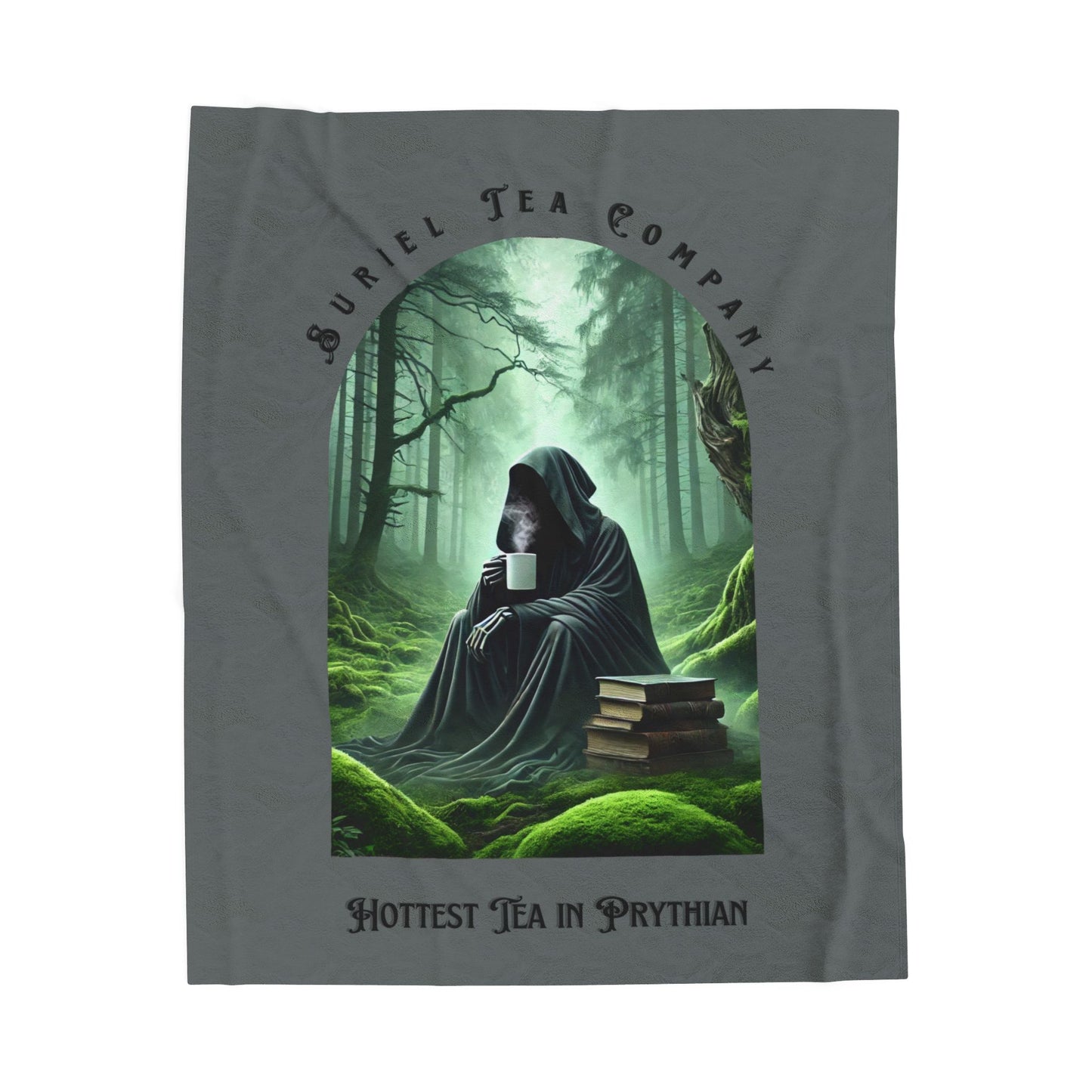 Booktok Seriel Hottest Tea in Prythian Original Design - Cozy Velveteen Plush Blanket