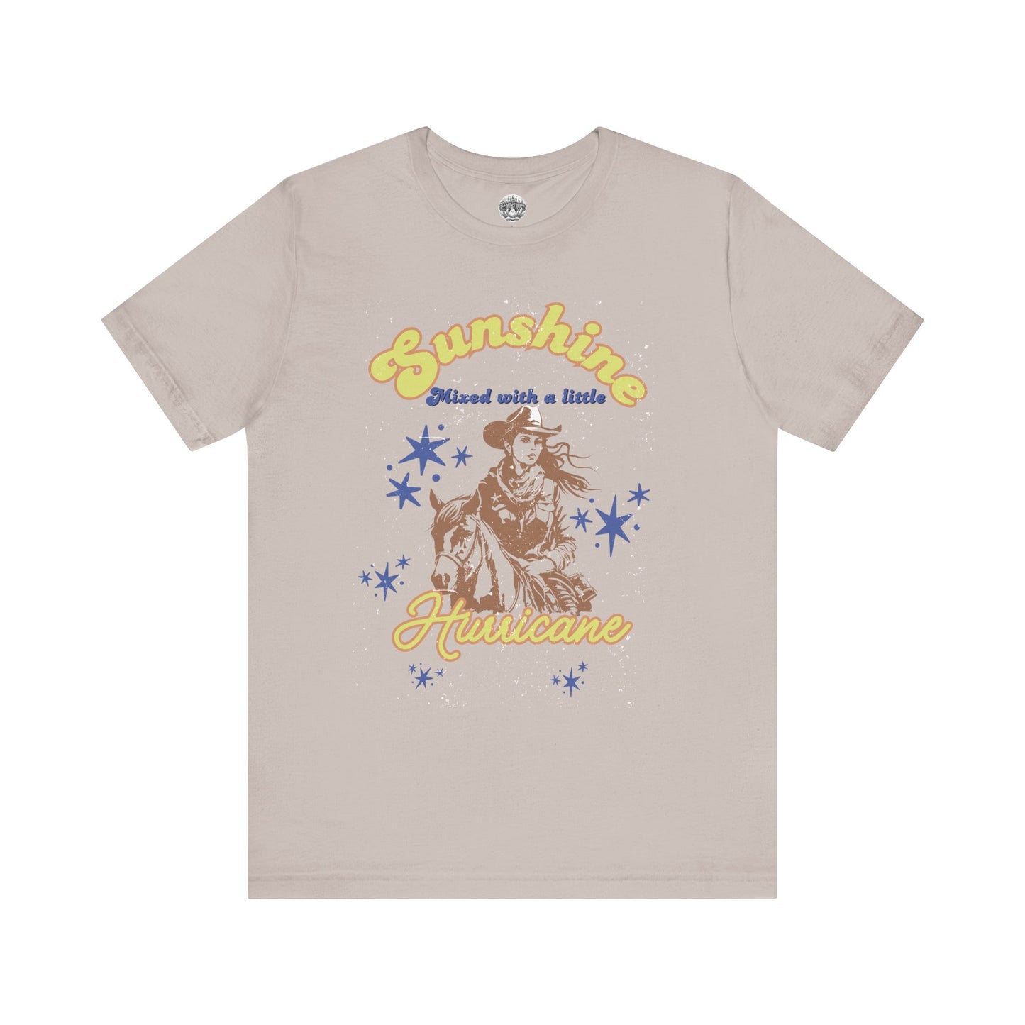 Cowgirl Tee - Sunshine & Hurricane Bella+Canvas Jersey Short Sleeve T-Shirt