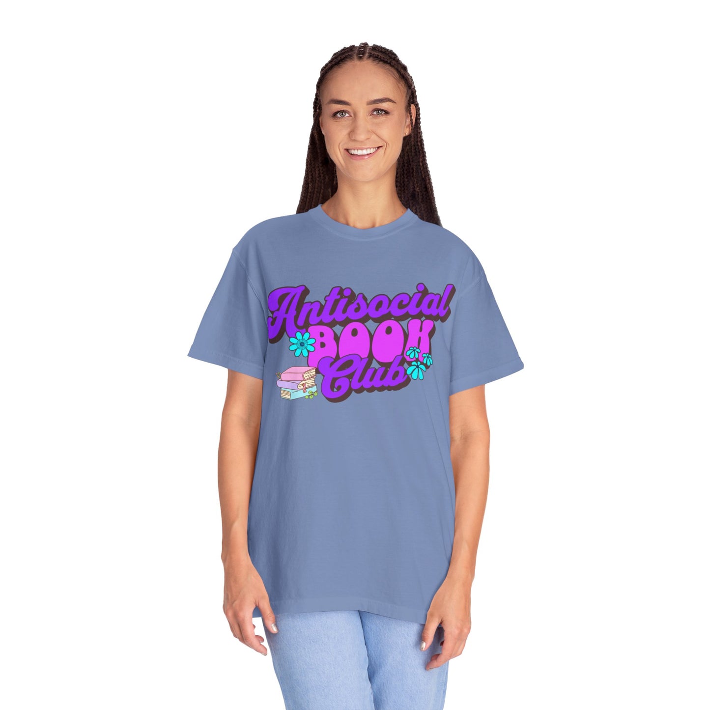 Antisocial Book Club - Unisex Bella & Canvas T-Shirt - Book Lovers - Bookish