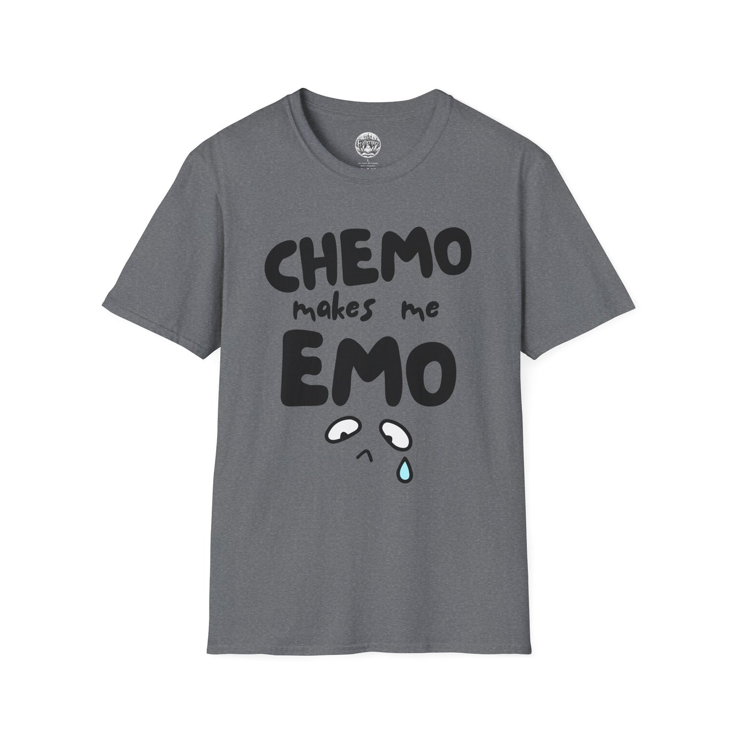 Chemo Makes Me Emo T-Shirt - Cancer Warrior Gift
