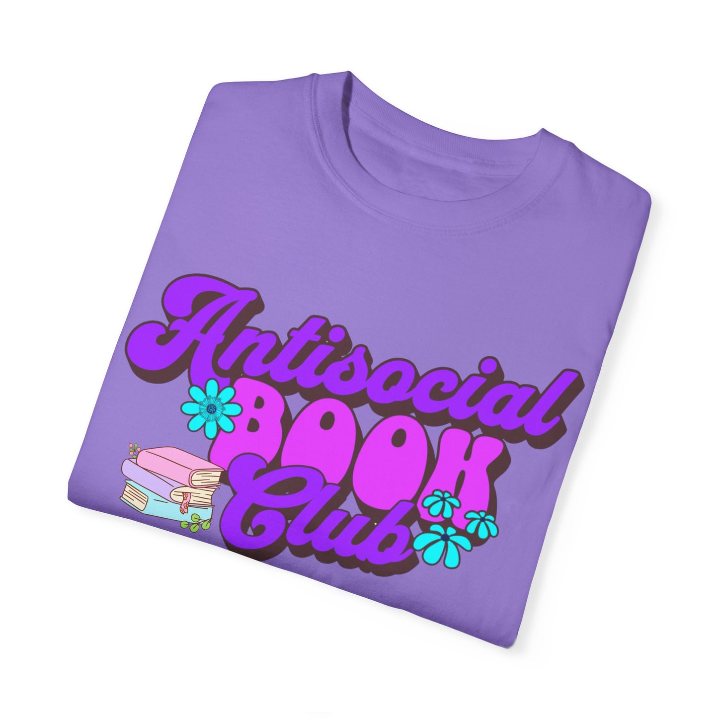 Antisocial Book Club - Unisex Bella & Canvas T-Shirt - Book Lovers - Bookish
