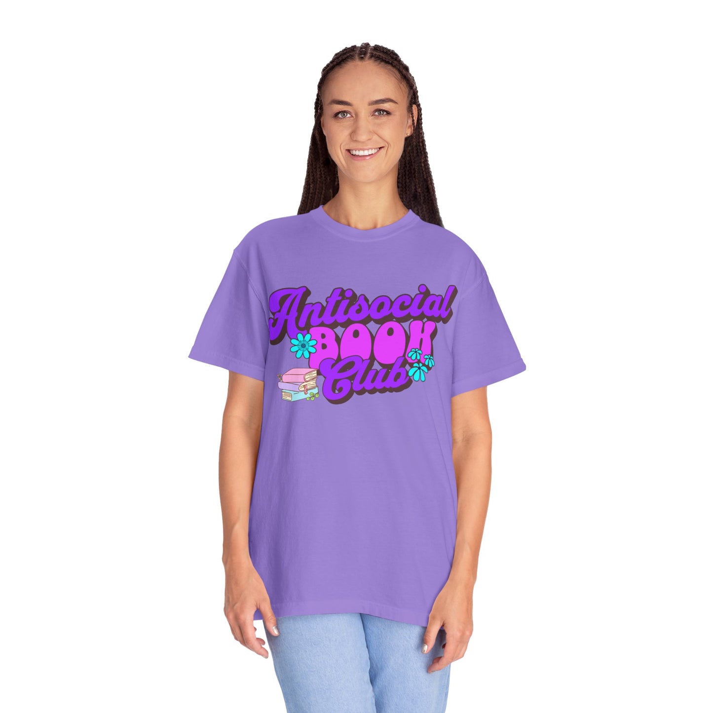 Antisocial Book Club - Unisex Bella & Canvas T-Shirt - Book Lovers - Bookish