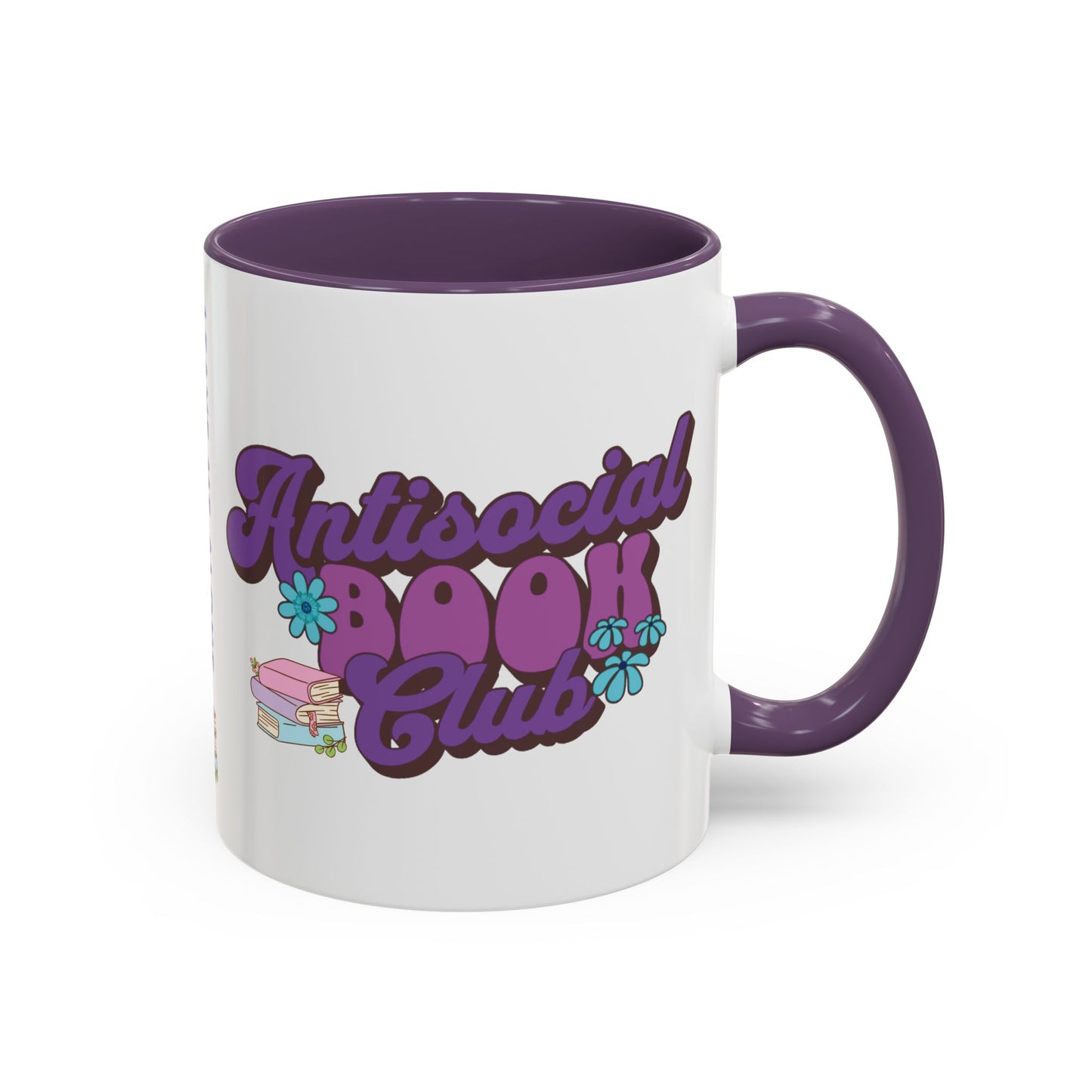 Mug - Antisocial Book Club - Fun, Cute, Sassy, Bookish Coffee Cup Gift
