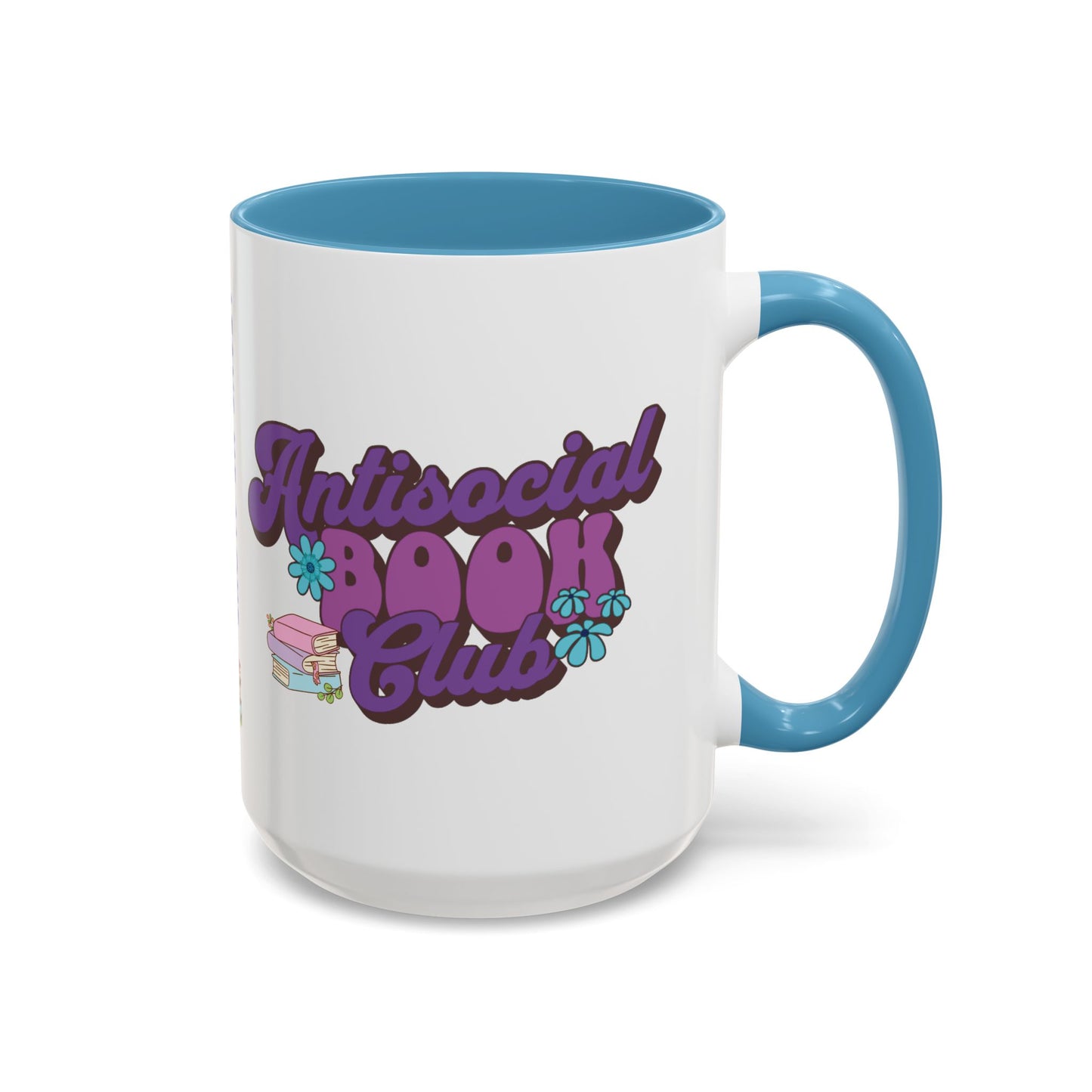 Mug - Antisocial Book Club - Fun, Cute, Sassy, Bookish Coffee Cup Gift