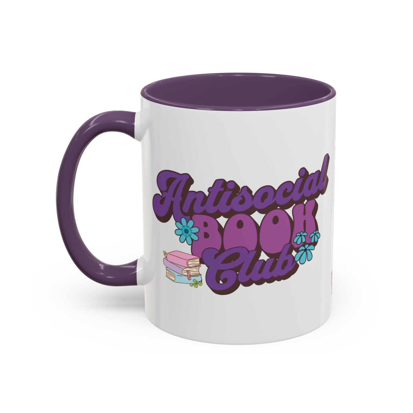 Mug - Antisocial Book Club - Fun, Cute, Sassy, Bookish Coffee Cup Gift