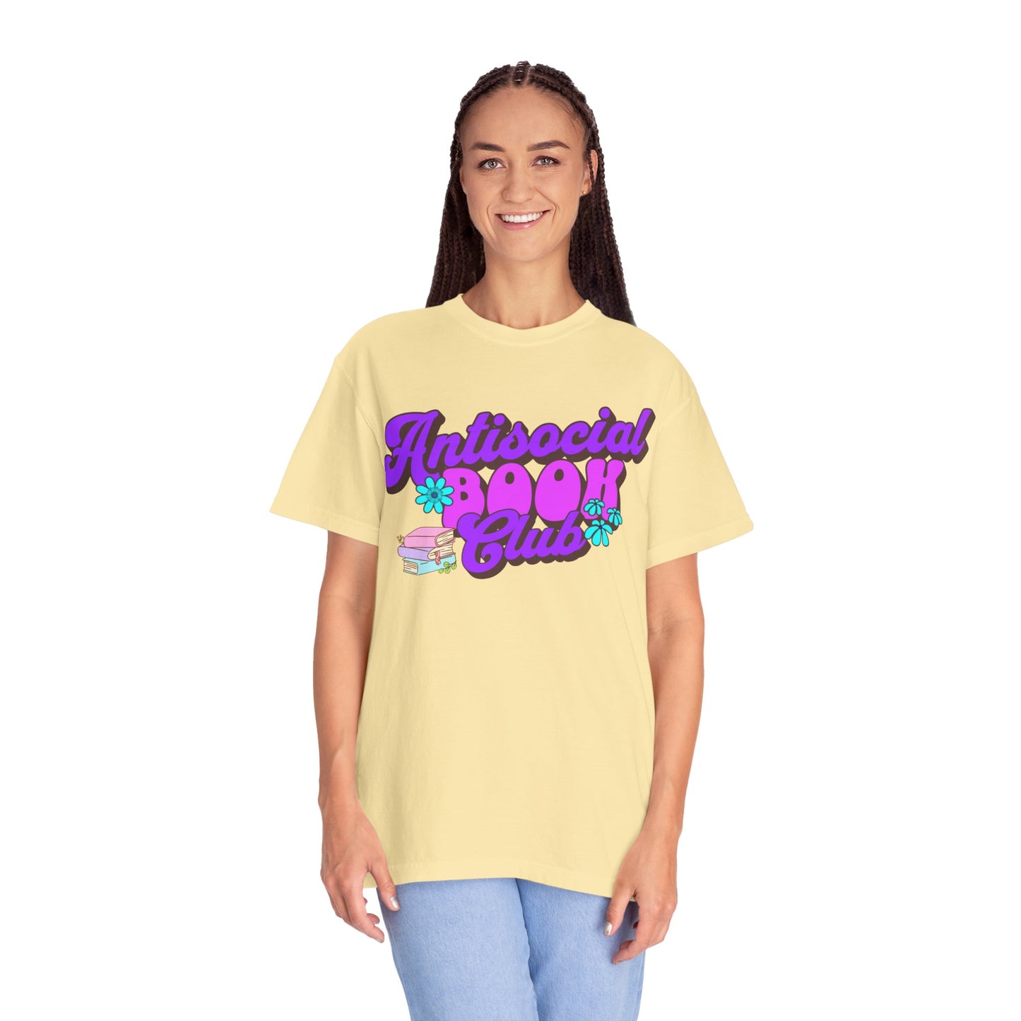 Antisocial Book Club - Unisex Bella & Canvas T-Shirt - Book Lovers - Bookish