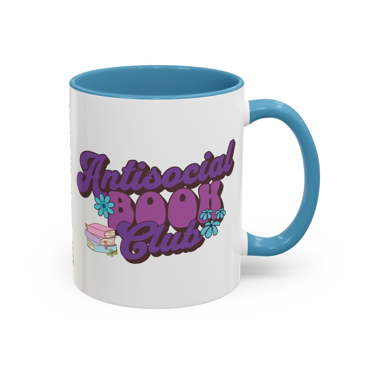 Mug - Antisocial Book Club - Fun, Cute, Sassy, Bookish Coffee Cup Gift