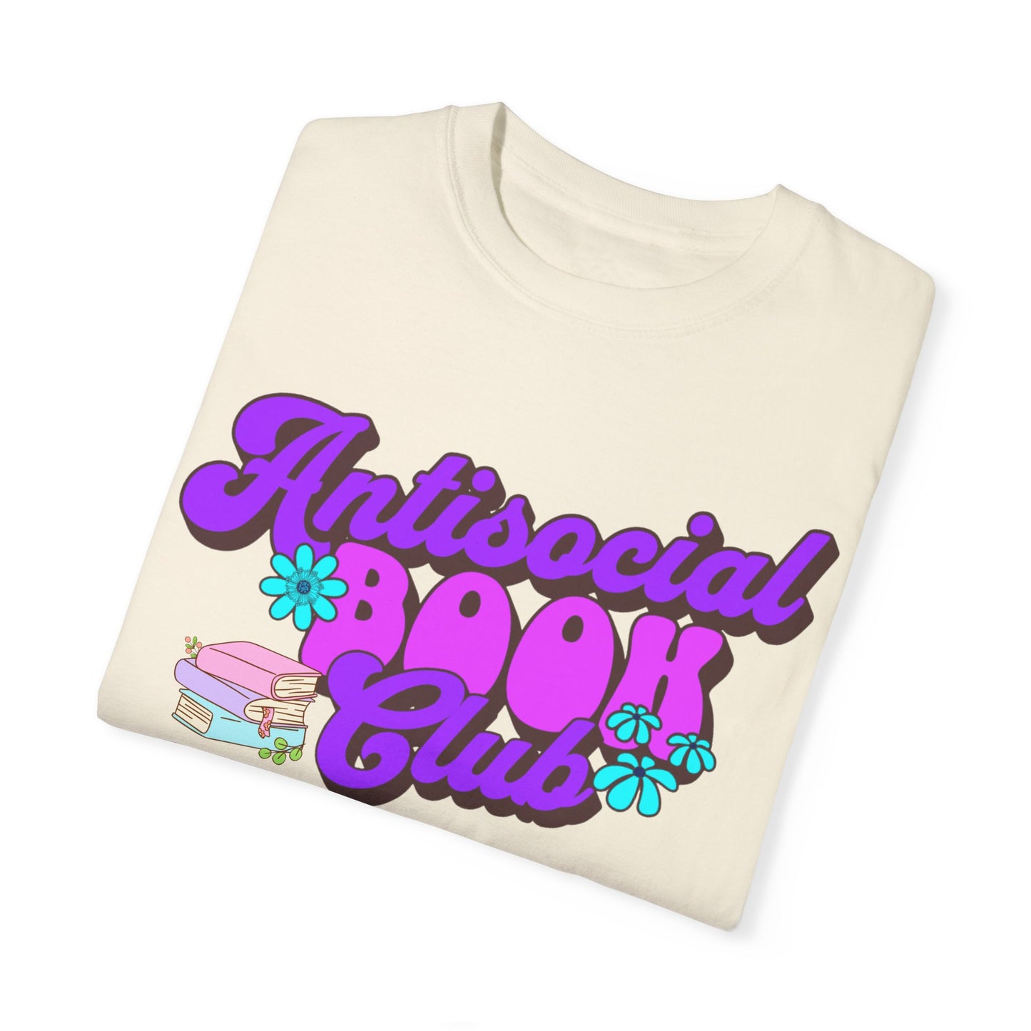 Antisocial Book Club - Unisex Bella & Canvas T-Shirt - Book Lovers - Bookish