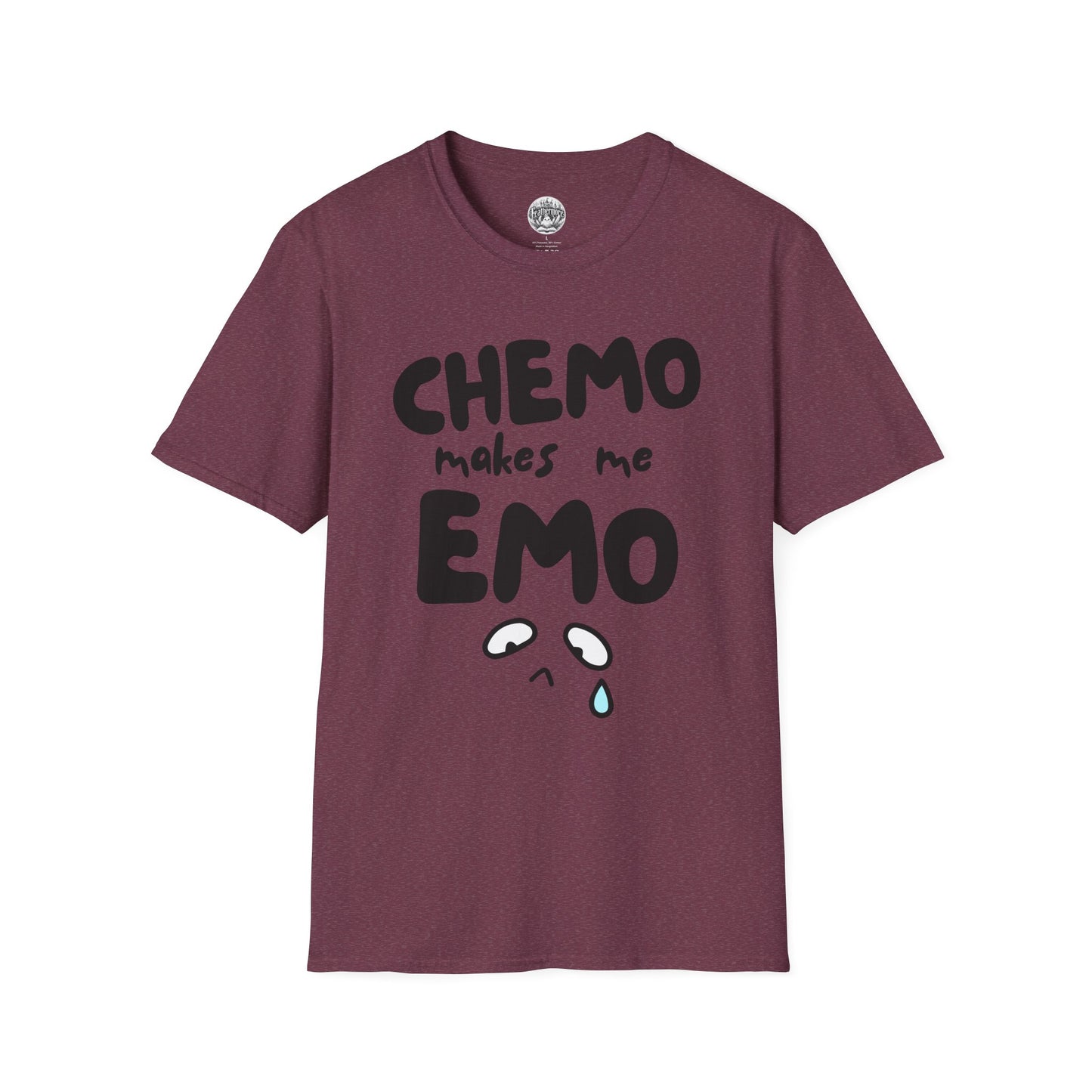 Chemo Makes Me Emo T-Shirt - Cancer Warrior Gift