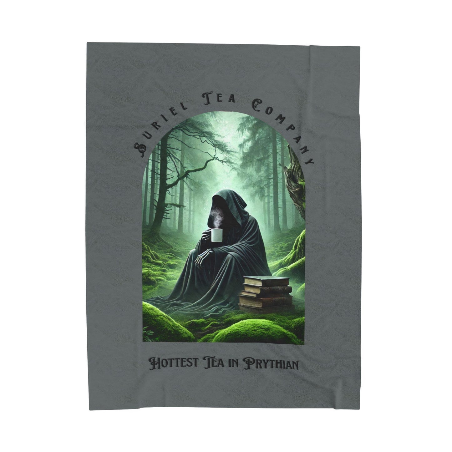 Booktok Seriel Hottest Tea in Prythian Original Design - Cozy Velveteen Plush Blanket