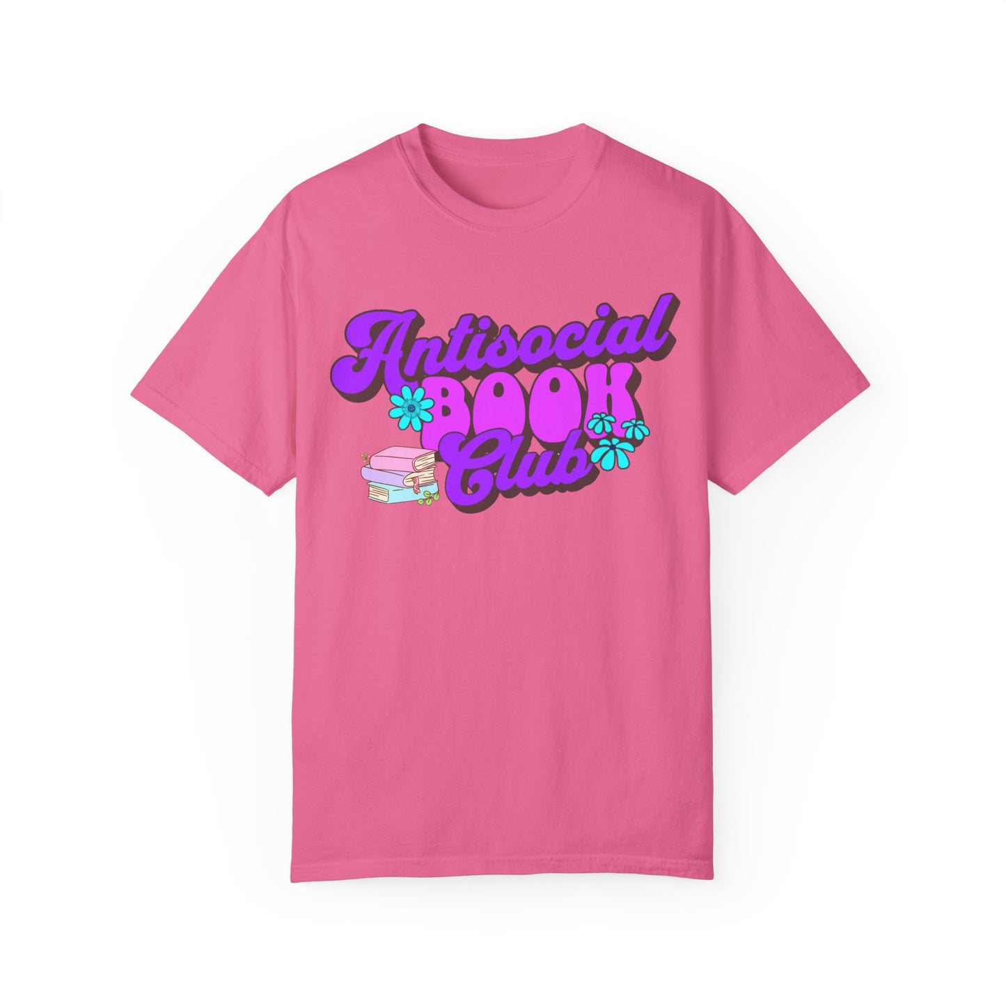 Antisocial Book Club - Unisex Bella & Canvas T-Shirt - Book Lovers - Bookish