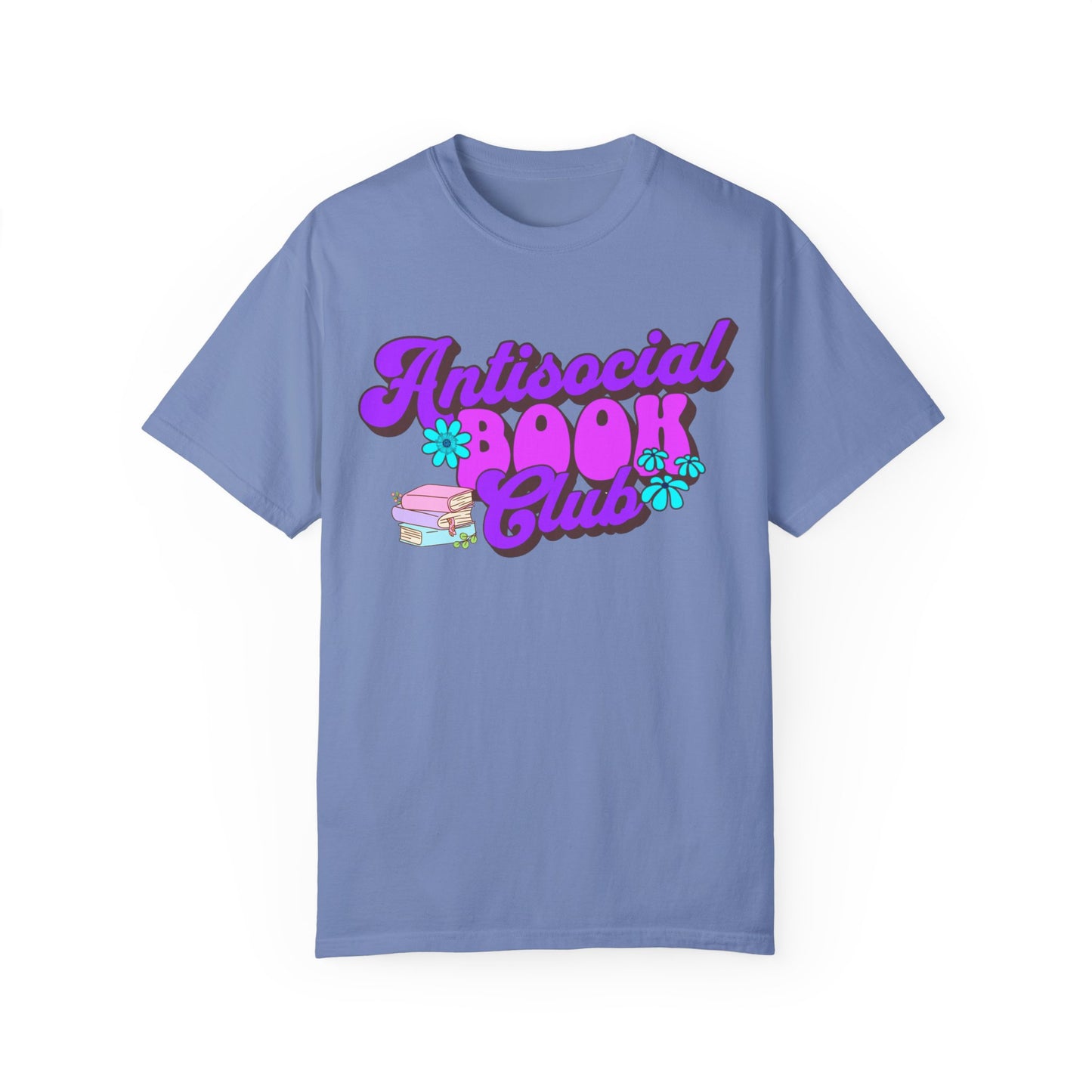 Antisocial Book Club - Unisex Bella & Canvas T-Shirt - Book Lovers - Bookish