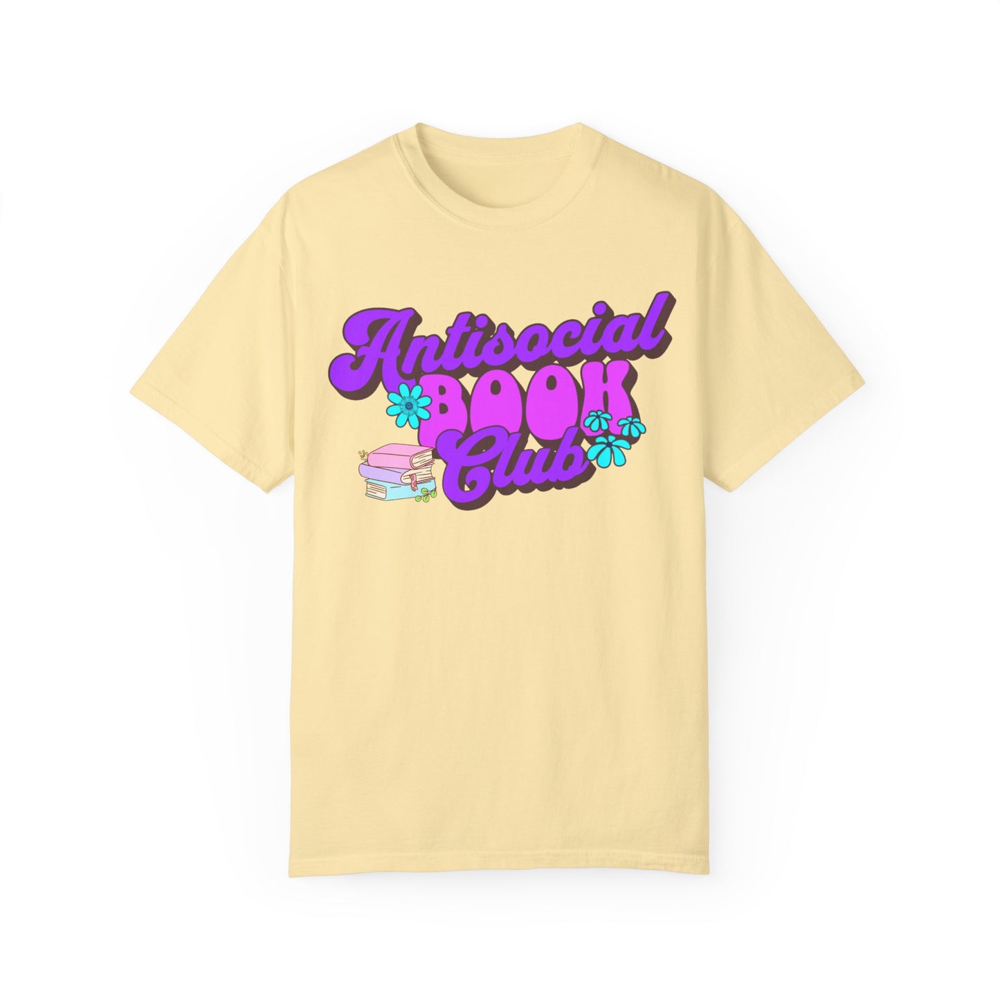 Antisocial Book Club - Unisex Bella & Canvas T-Shirt - Book Lovers - Bookish