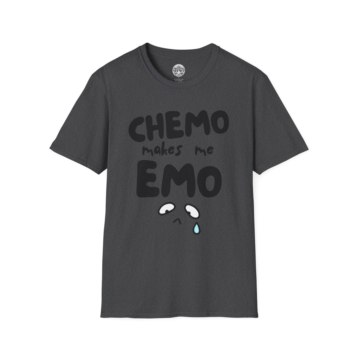 Chemo Makes Me Emo T-Shirt - Cancer Warrior Gift