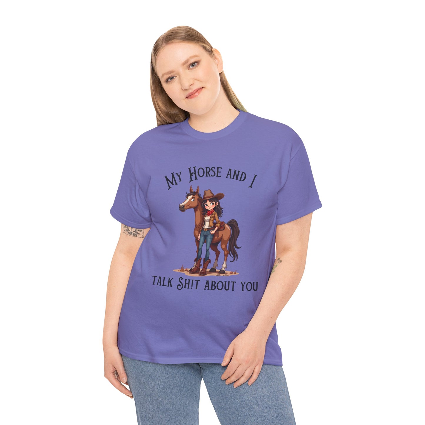 My Horse & I Talk S**t About You Tshirt Horse Humor