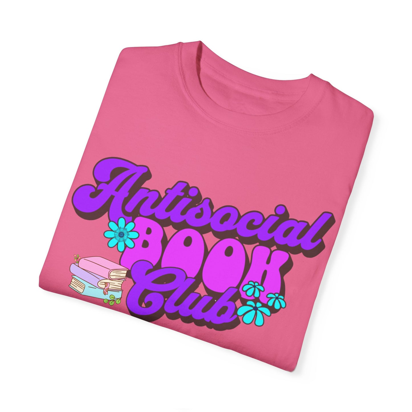 Antisocial Book Club - Unisex Bella & Canvas T-Shirt - Book Lovers - Bookish