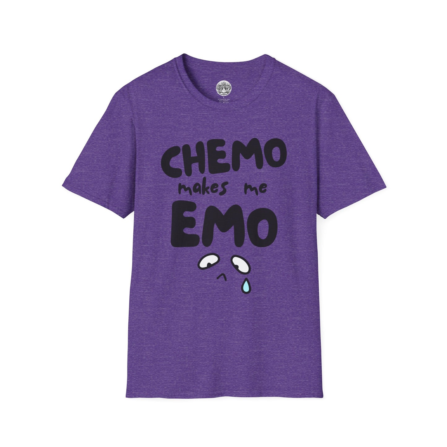 Chemo Makes Me Emo T-Shirt - Cancer Warrior Gift