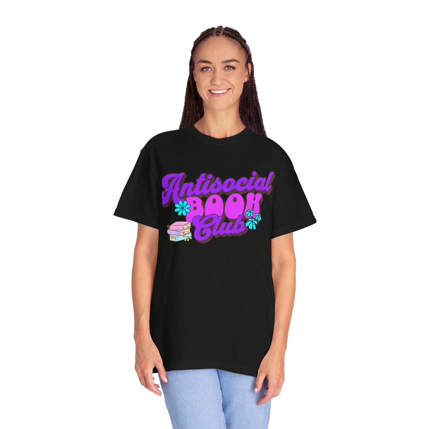 Antisocial Book Club - Unisex Bella & Canvas T-Shirt - Book Lovers - Bookish