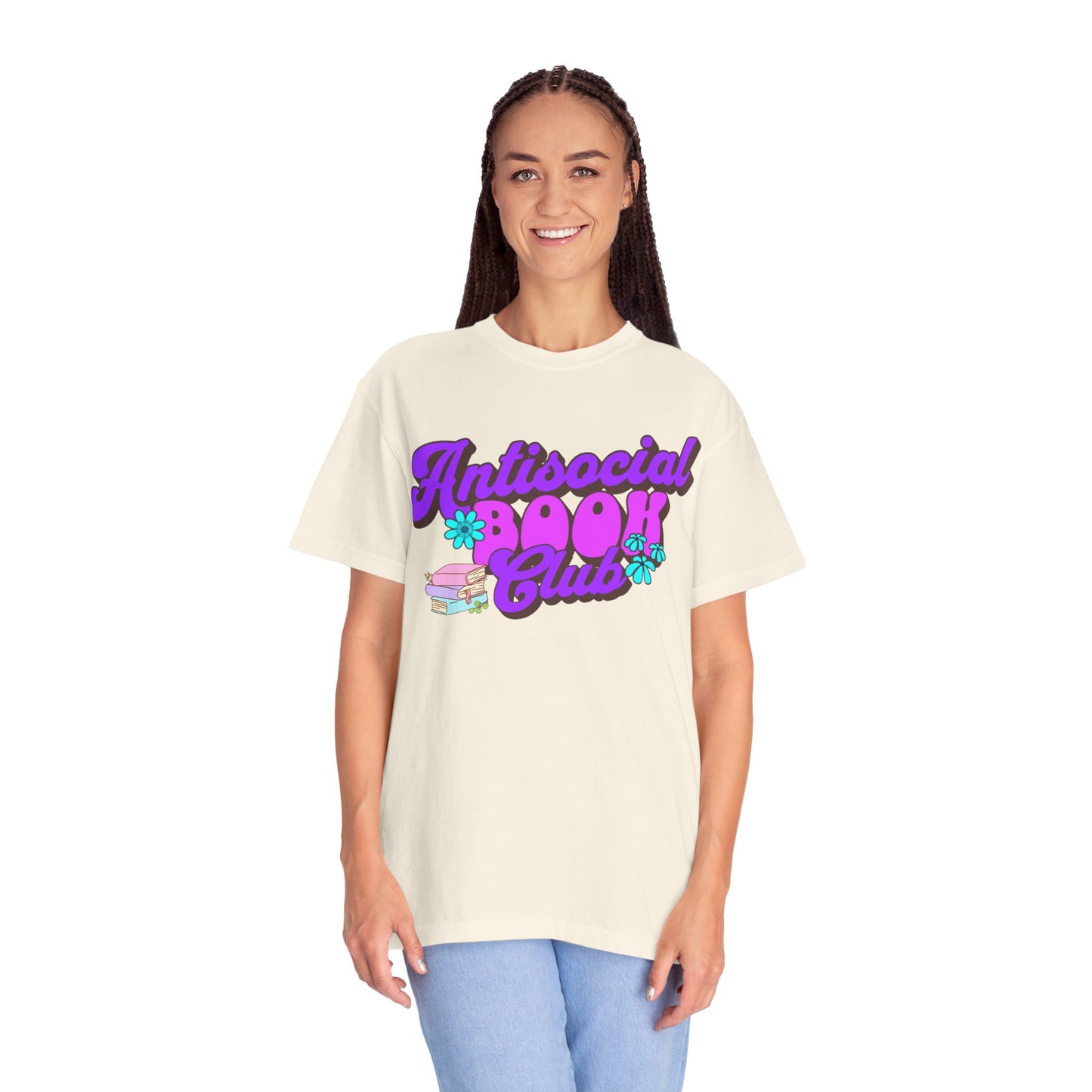 Antisocial Book Club - Unisex Bella & Canvas T-Shirt - Book Lovers - Bookish