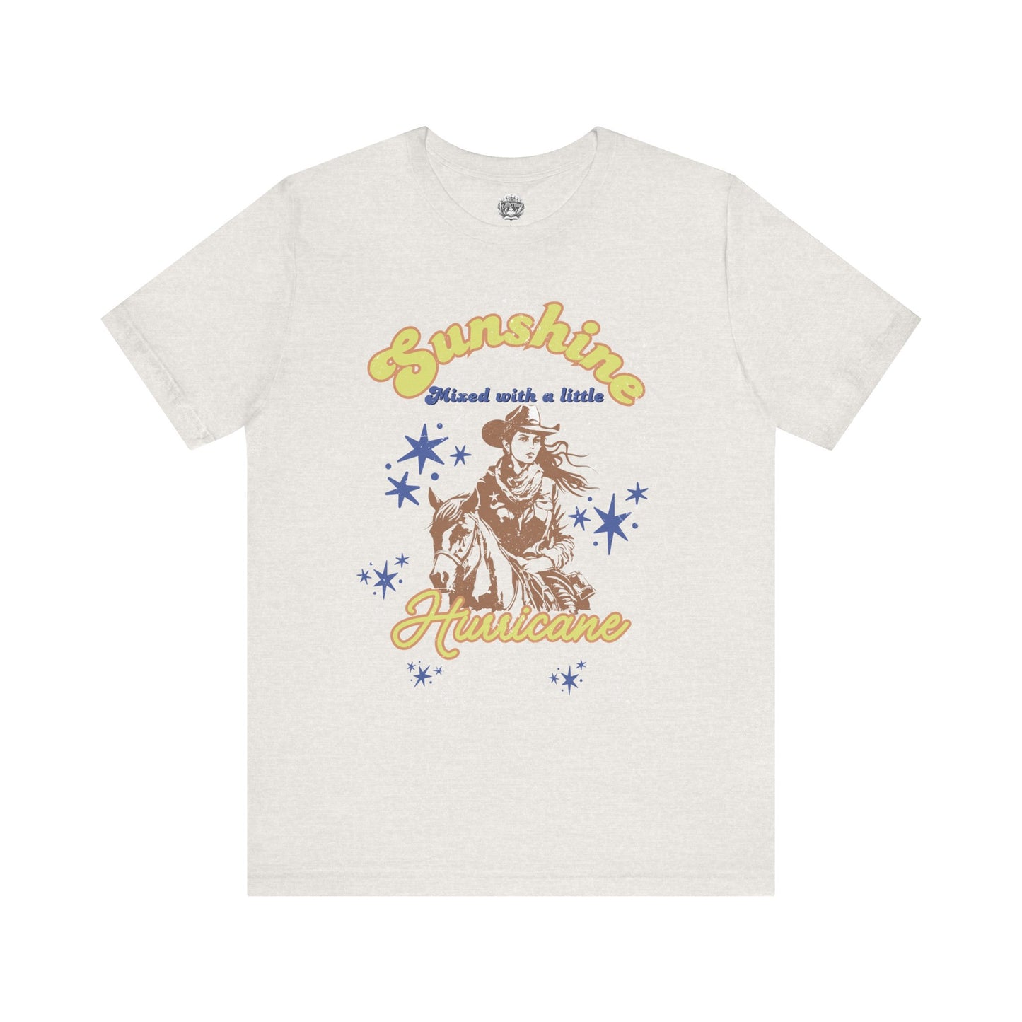 Cowgirl Tee - Sunshine & Hurricane Bella+Canvas Jersey Short Sleeve T-Shirt