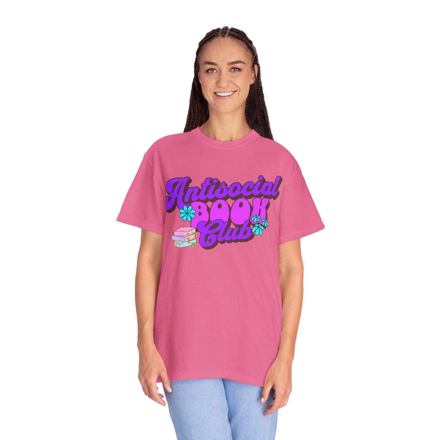 Antisocial Book Club - Unisex Bella & Canvas T-Shirt - Book Lovers - Bookish