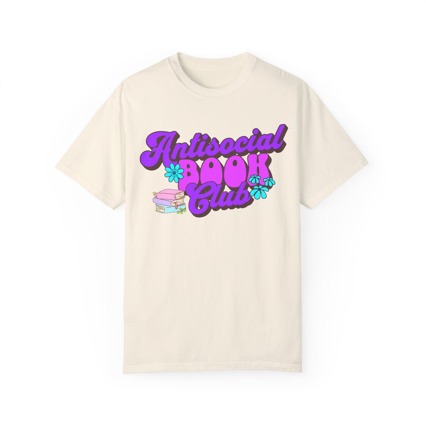 Antisocial Book Club - Unisex Bella & Canvas T-Shirt - Book Lovers - Bookish