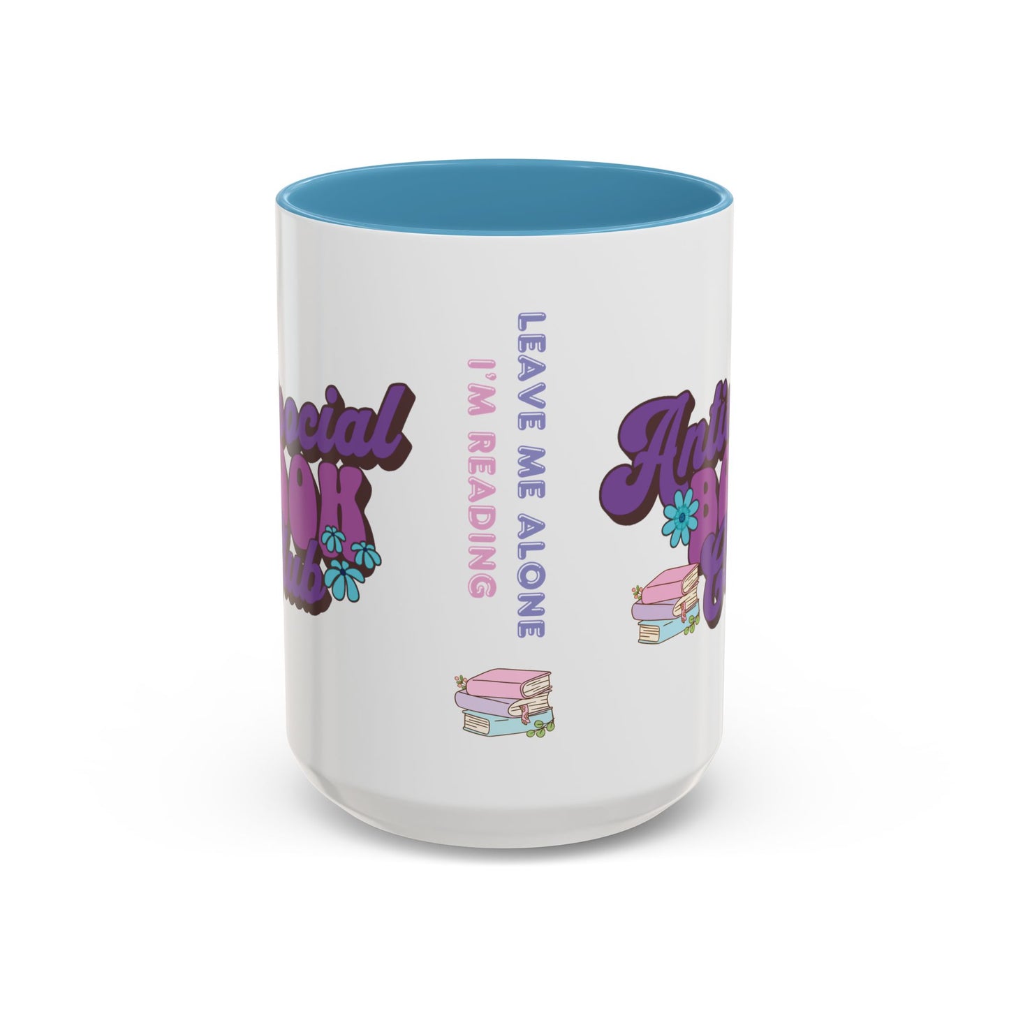Mug - Antisocial Book Club - Fun, Cute, Sassy, Bookish Coffee Cup Gift