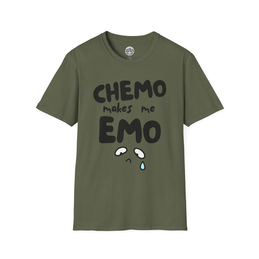 Chemo Makes Me Emo T-Shirt - Cancer Warrior Gift